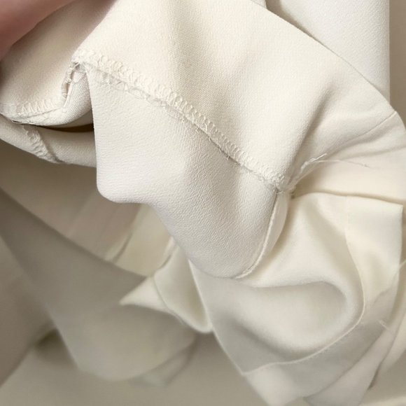 Jonathan Simkhai Combo Satin Faux Wrap Belted Jumpsuit - Picture 12 of 13